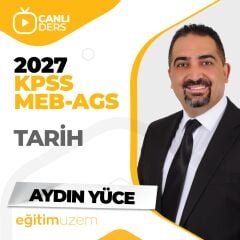 2027 KPSS - MEB-AGS - TARİH CANLI DERS