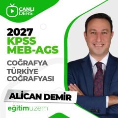 2027 KPSS - MEB-AGS COĞRAFYA CANLI DERS