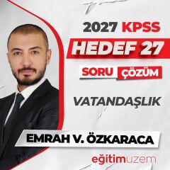 HEDEF 27 VATANDAŞLIK CANLI SORU ÇÖZÜM PAKETİ