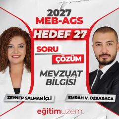 HEDEF 27 MEVZUAT BİLGİSİ CANLI SORU ÇÖZÜM PAKETİ