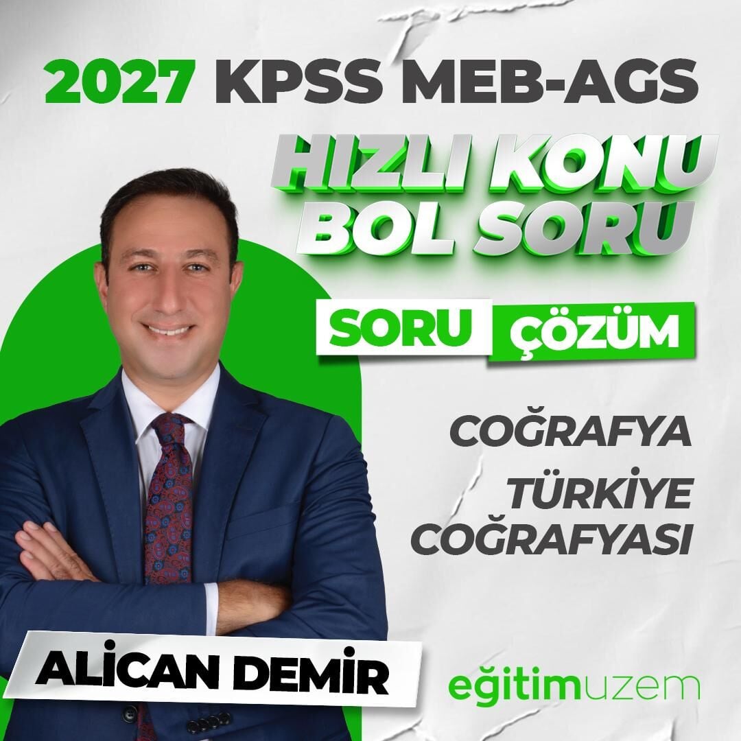 2027 HIZLI KONU BOL SORU COĞRAFYA  CANLI SORU ÇÖZÜM