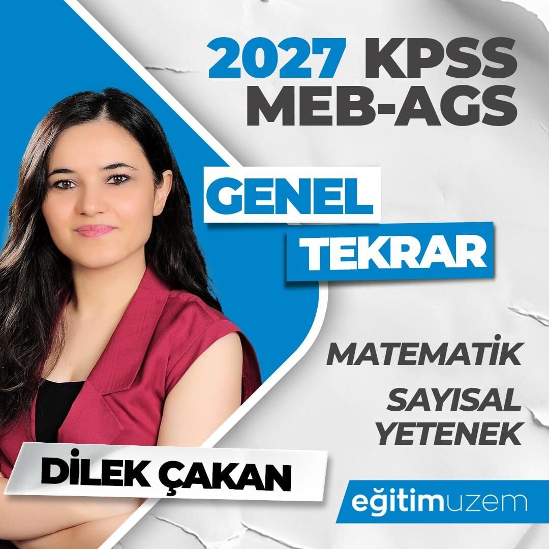 2027 KPSS-MEB-AGS MATEMATİK GENEL TEKRAR CANLI DERS