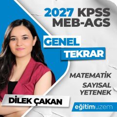 2027 KPSS-MEB-AGS MATEMATİK GENEL TEKRAR CANLI DERS