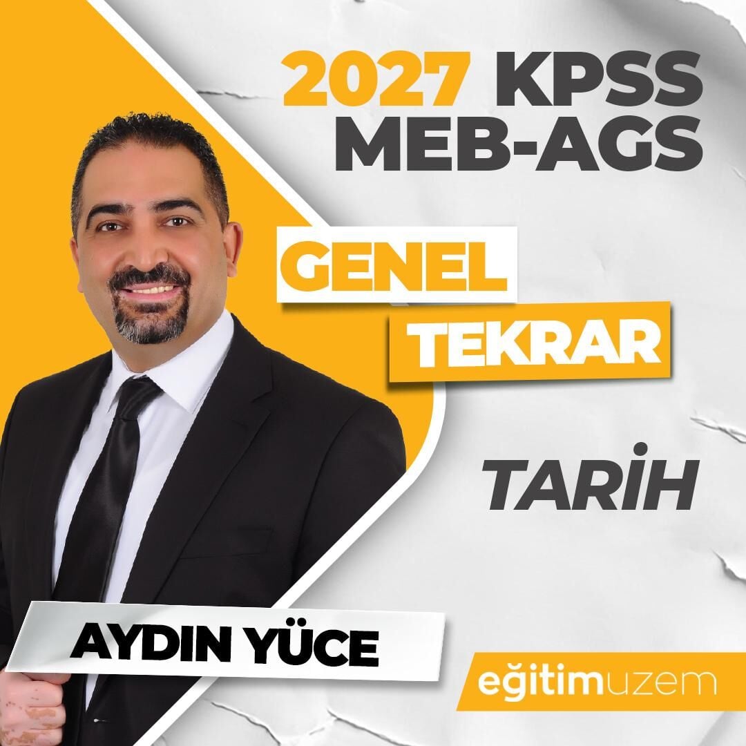 2027 KPSS-MEB-AGS TARİH GENEL TEKRAR CANLI DERS