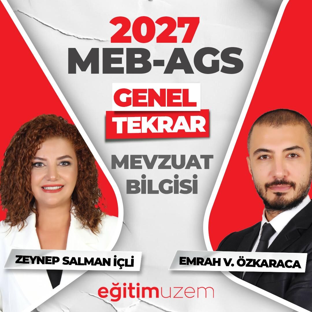 2027 MEB-AGS MEVZUAT BİLGİSİ GENEL TEKRAR CANLI DERS