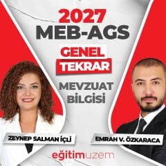 2027 MEB-AGS MEVZUAT BİLGİSİ GENEL TEKRAR CANLI DERS